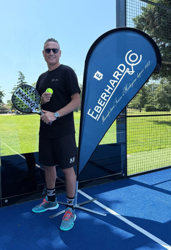 Eberhard & Co. rafforza la sua presenza nel padel amatoriale al fianco di Italy Padel Tour 2025